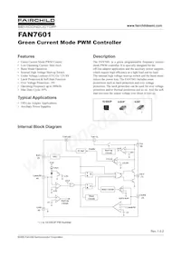 FAN7601M Datasheet Copertura