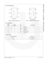 FSA4157AL6X_F087 Datasheet Page 3