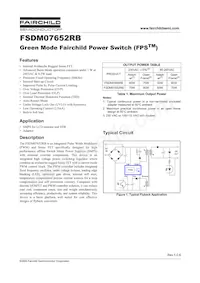 FSDM07652RBWDTU Datenblatt Seite 2