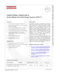 FSQ0370RLA Datasheet Pagina 2