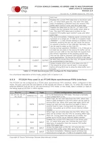 FT232HQ-TRAY數據表 頁面 14