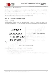 FT312D-32Q1C-R Datasheet Pagina 17