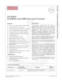 FXLA2203UMX Datasheet Pagina 2