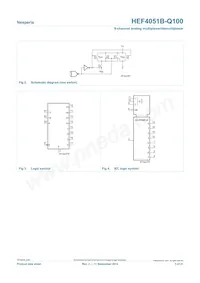 HEF4051BT-Q100 Datasheet Page 3