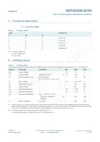 HEF4052BTT-Q100數據表 頁面 6