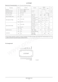 LC75700TS-TLM-E Datenblatt Seite 3