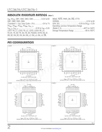 LTC3676HUJ-1#PBF Datasheet Pagina 2