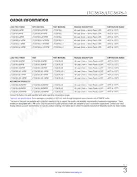 LTC3676HUJ-1#PBF Datasheet Page 3