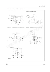 M74HC4052TTR Datasheet Page 7