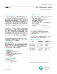 MAX1452AAE+TC8H Datasheet Cover