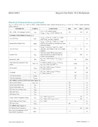 MAX14661ETI+T數據表 頁面 4