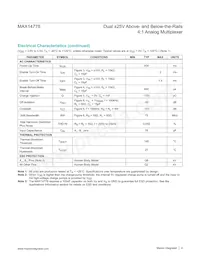 MAX14778ETP+ Datasheet Pagina 4