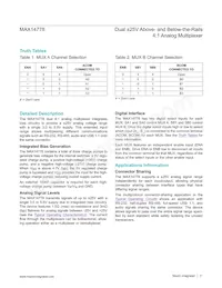 MAX14778ETP+ Datasheet Pagina 11