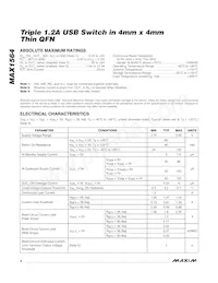 MAX1564ETE+T Datasheet Page 2