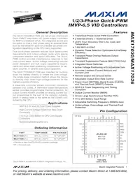 MAX17036GTL+T Datenblatt Cover