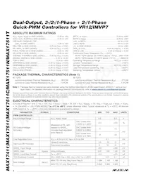 MAX17511GTL+T Datasheet Page 2