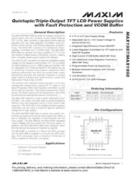 MAX1997ETJ+C4M Datasheet Copertura