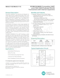 MAX3110ECWI+TG36 Datasheet Copertura