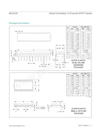 MAX335EUG+TG002 Datasheet Page 11