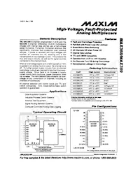 MAX388EWG+ Datenblatt Cover