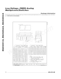 MAX4051AEPE+ Datasheet Pagina 18