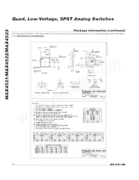 MAX4521EPE+ Datasheet Pagina 14