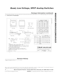 MAX4521EPE+ Datasheet Pagina 15