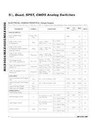 MAX4606ESE+T Datasheet Page 4