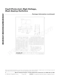 MAX4632ESE-T Datasheet Page 16