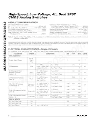 MAX4643EUA+TG05 Datasheet Pagina 2