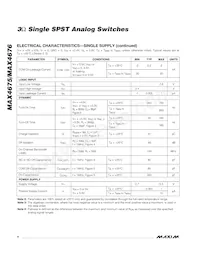 MAX4676EUT+TG002 Datasheet Page 4