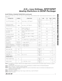 MAX4688EWT+T Datasheet Pagina 3