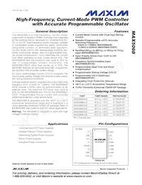 MAX5068DAUE-T Datasheet Cover