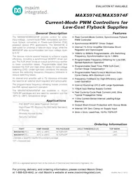 MAX5974EETE+TG3U Datasheet Cover