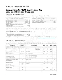 MAX5974EETE+TG3U Datasheet Page 2