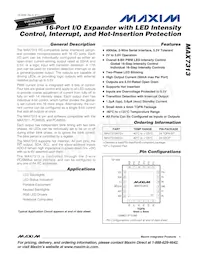 MAX7313DATG+T Datasheet Cover