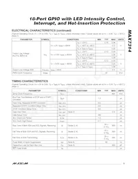 MAX7314ATG+T Datasheet Page 3