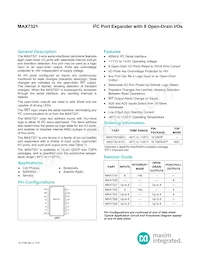 MAX7321AEE+T Datenblatt Cover