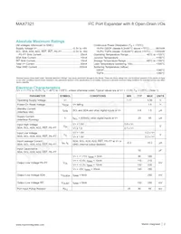 MAX7321AEE+T Datasheet Page 2