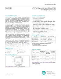 MAX7325AEG+T Datenblatt Cover