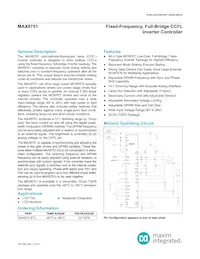 MAX8751ETJ-T Datasheet Copertura