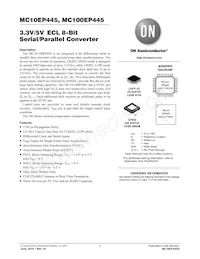 MC100EP445MNR4G Datasheet Cover