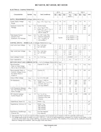 MC14053BFELG Datasheet Pagina 3