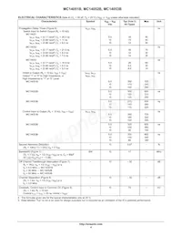 MC14053BFELG Datasheet Pagina 4