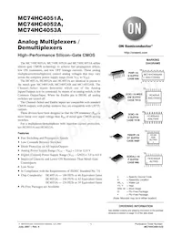 MC74HC4051AFELG Datasheet Copertura