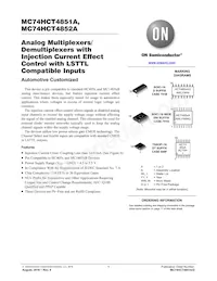 MC74HCT4852ADTG Datenblatt Cover