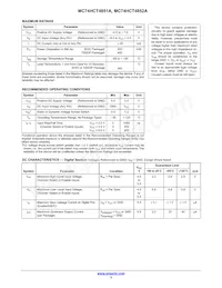 MC74HCT4852ADTG Datenblatt Seite 3