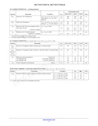 MC74HCT4852ADTG Datenblatt Seite 4