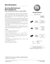 MC74LVX4052MELG Datenblatt Cover