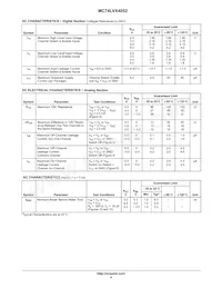 MC74LVX4052MELG Datasheet Pagina 4